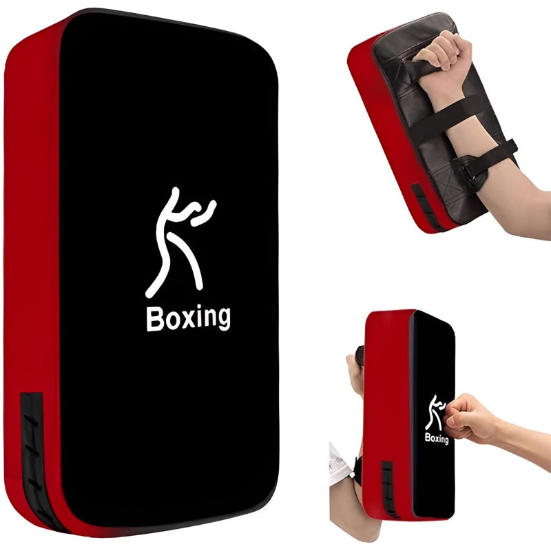 LuiceABC One Karate Taekwondo Boxing Kick Punch Adjustable Soft Shield Durable Training Pad for Boxing, Training and Protecting Your Palm, Wrist and Decreasing The Shock (Black) - Image 1